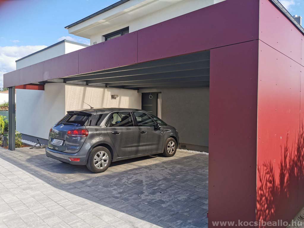 kocsibeálló deluxe building trespa borítású